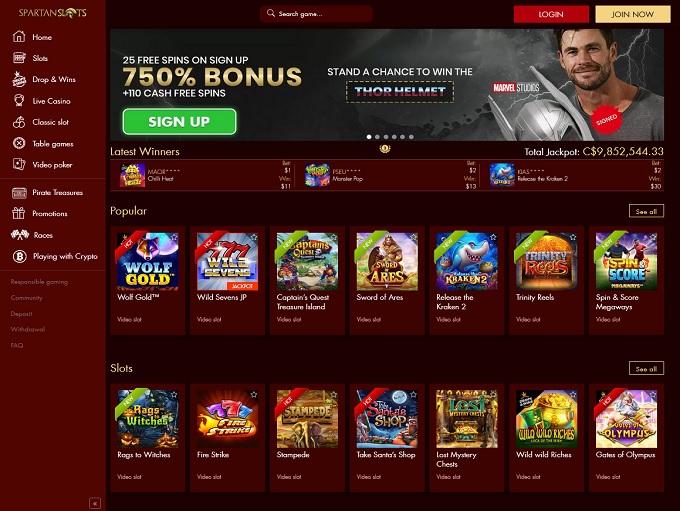 Spartan Slots